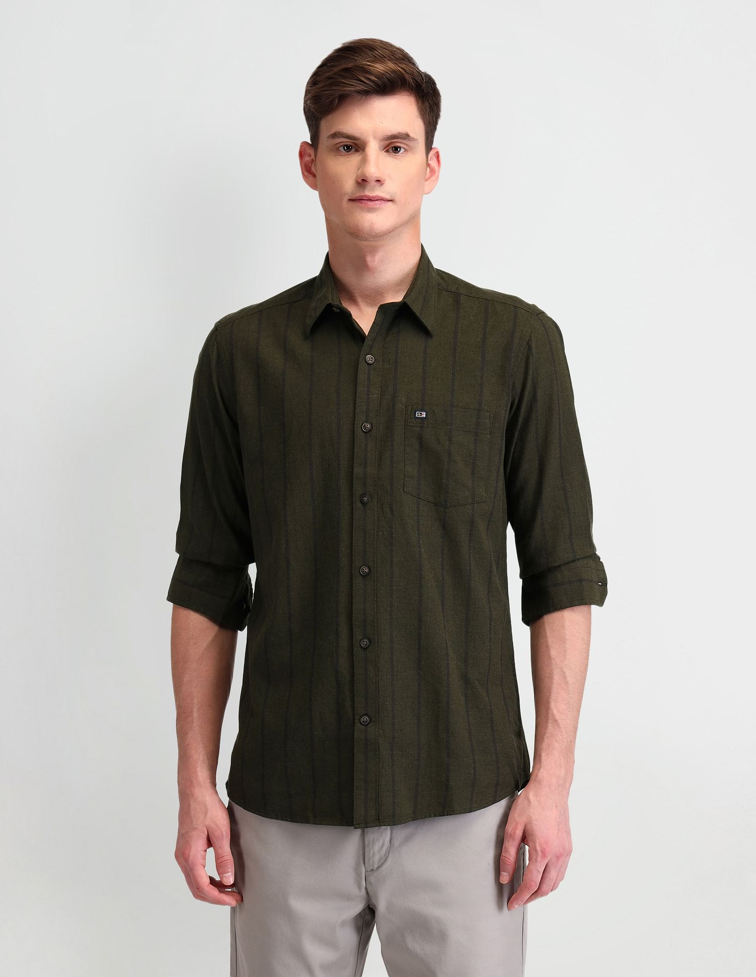 Arrow Sport Slim Fit Cotton Shirt
