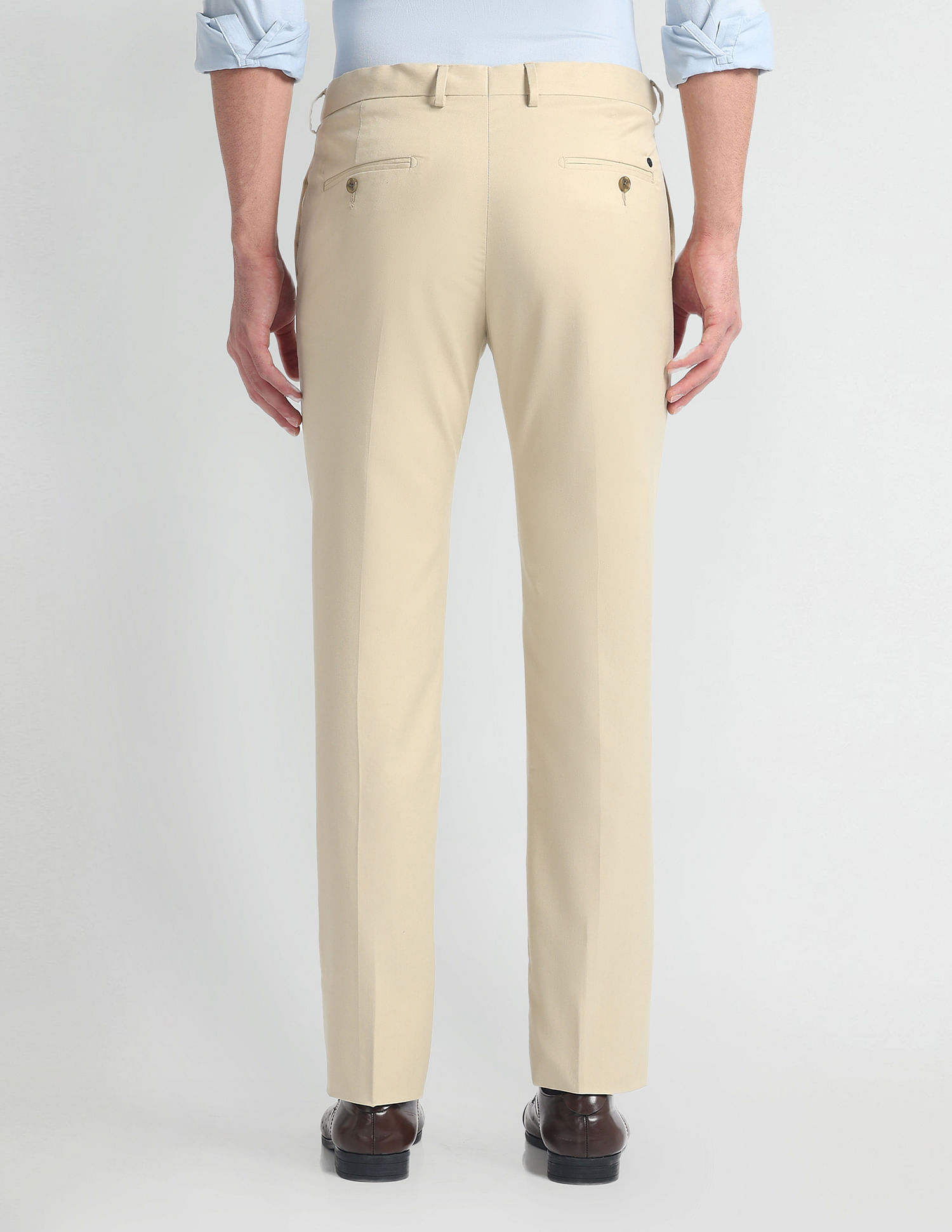 Arrow Tailored Fit Dobby Trousers
