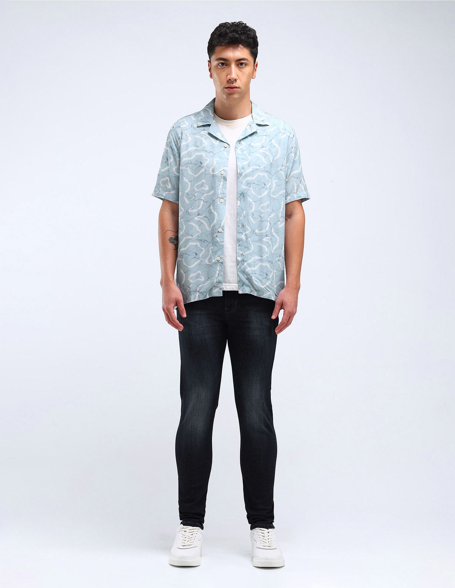 Flying Machine Jackson Super Skinny Fit Stone Wash Jeans