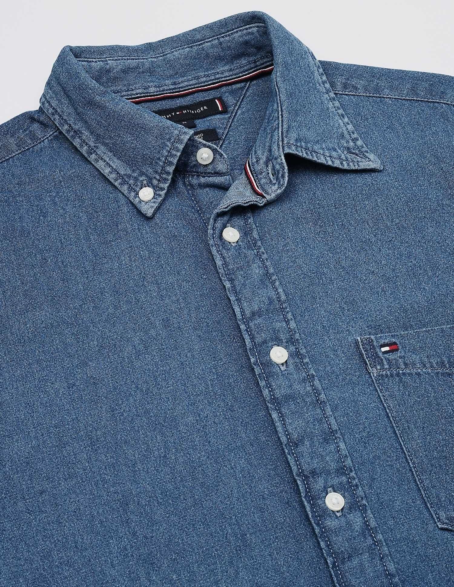 Tommy Hilfiger Solid Regular-Fit Cotton Shirt