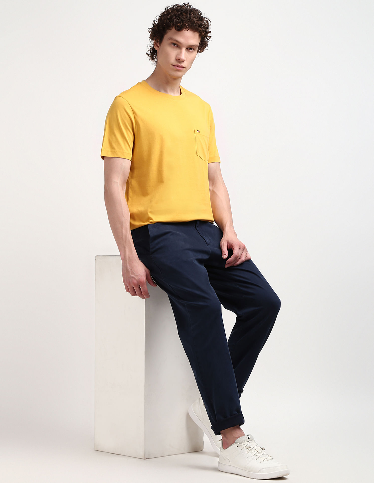 Tommy Hilfiger Crew Neck Patch Pocket T-Shirt