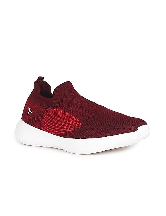 Flying Machine Men Knit Upper Lumin Slip On Shoes