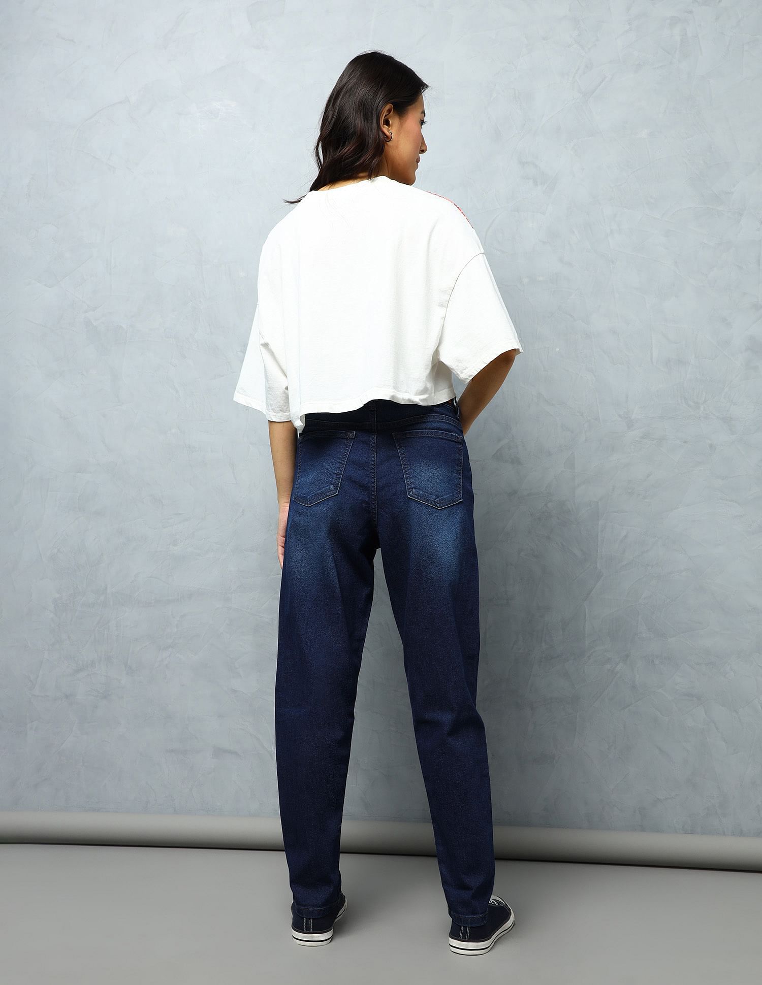 Flying Machine Women Mom Fit High Rise Jeans