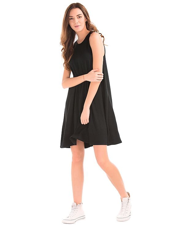 Buy GAP Women Black Softspun A-Line Tank Dress - NNNOW.com Buy GAP Women Black Softspun A-Line Tank Dress - NNNOW.com