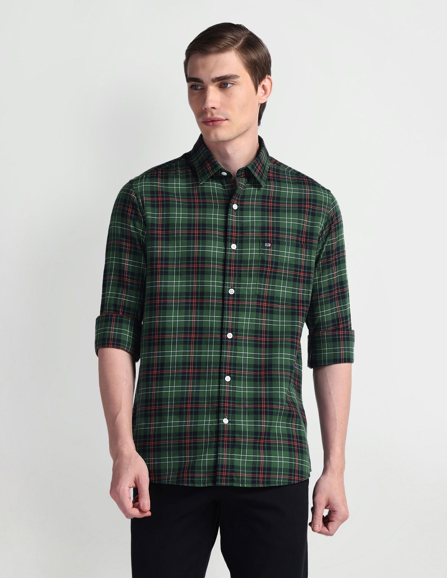 Arrow Sport Tartan Check Oxford Shirt