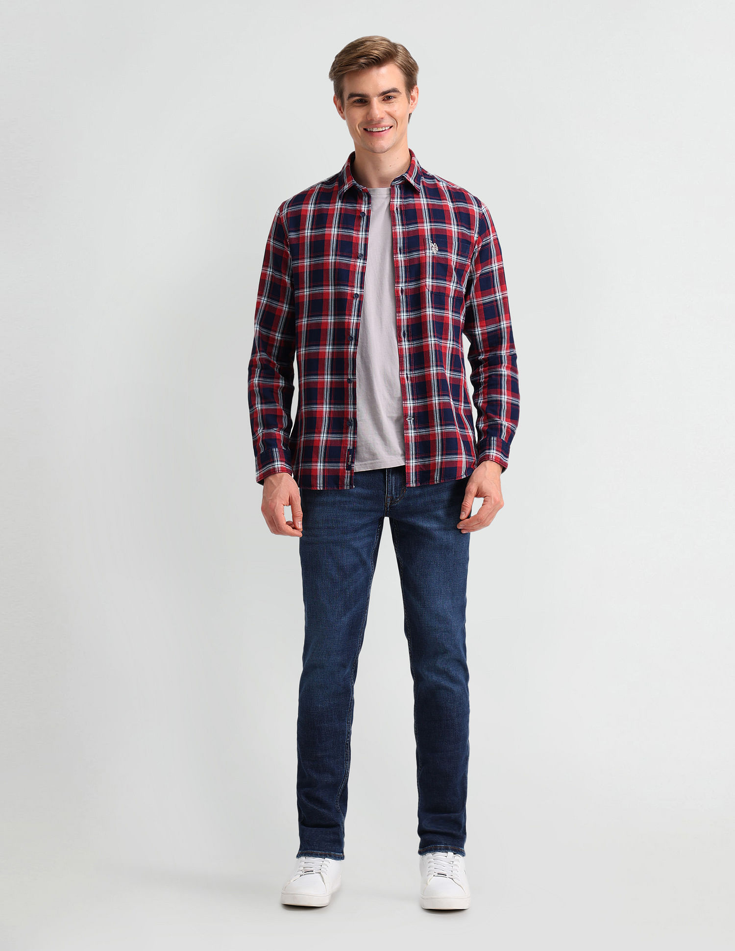 U.S. Polo Assn. Denim Co. Brandon Slim Tapered Blue Jeans