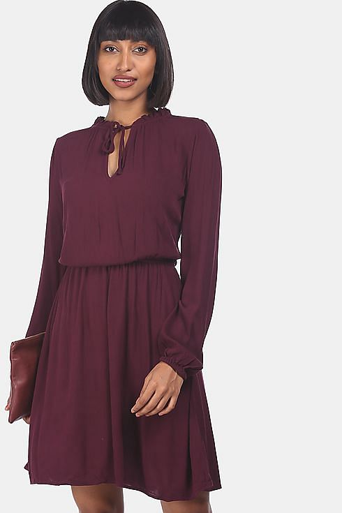 Gap shop burgundy dress