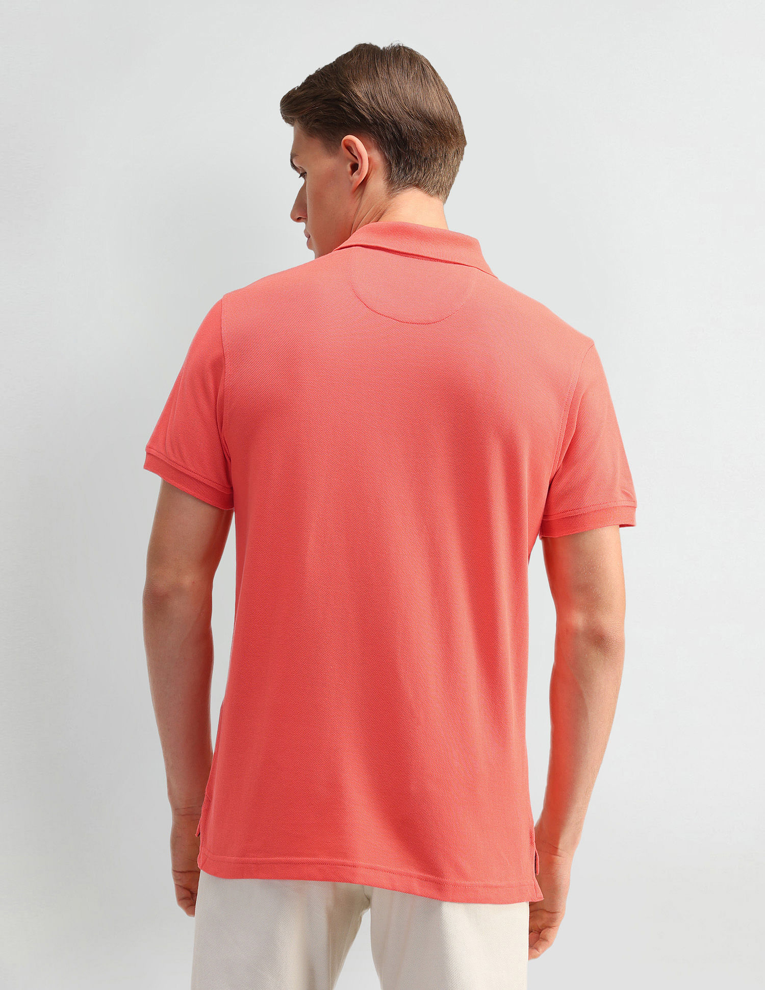 Arrow Sports Solid Regular Fit Polo Shirt