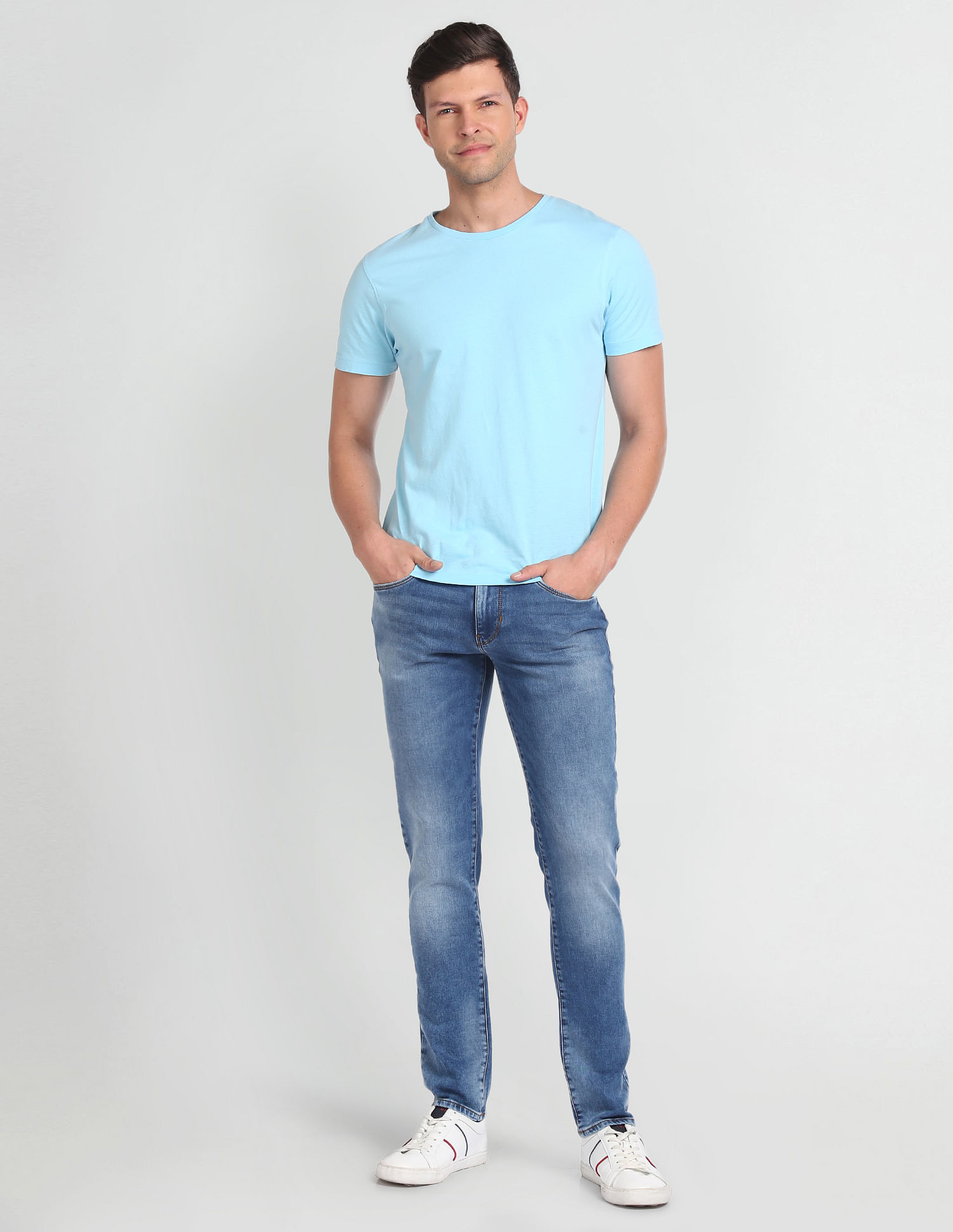 U.S. Polo Assn. Denim Co. Brandon Slim Tapered Fit Blue Jeans