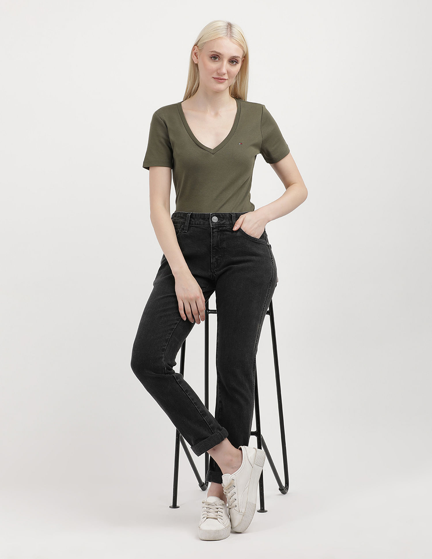 Tommy Hilfiger V-Neck Fave Core Plus T-Shirt