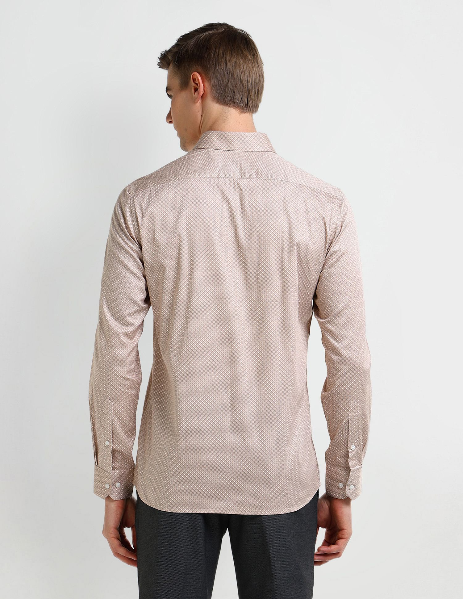 Arrow Manhattan Slim Fit Satin Shirt