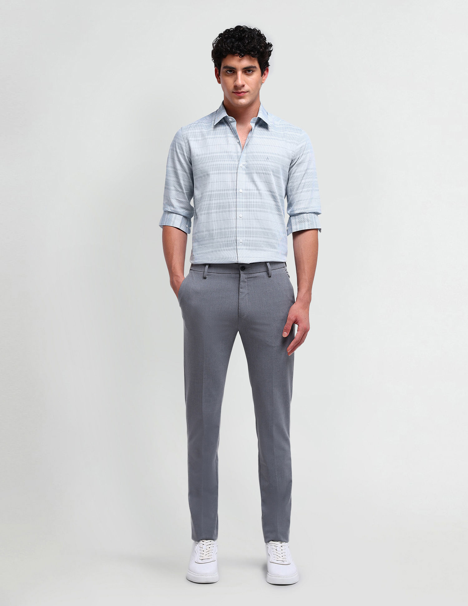Arrow Newyork Brooklyn Fit Textured Shirt