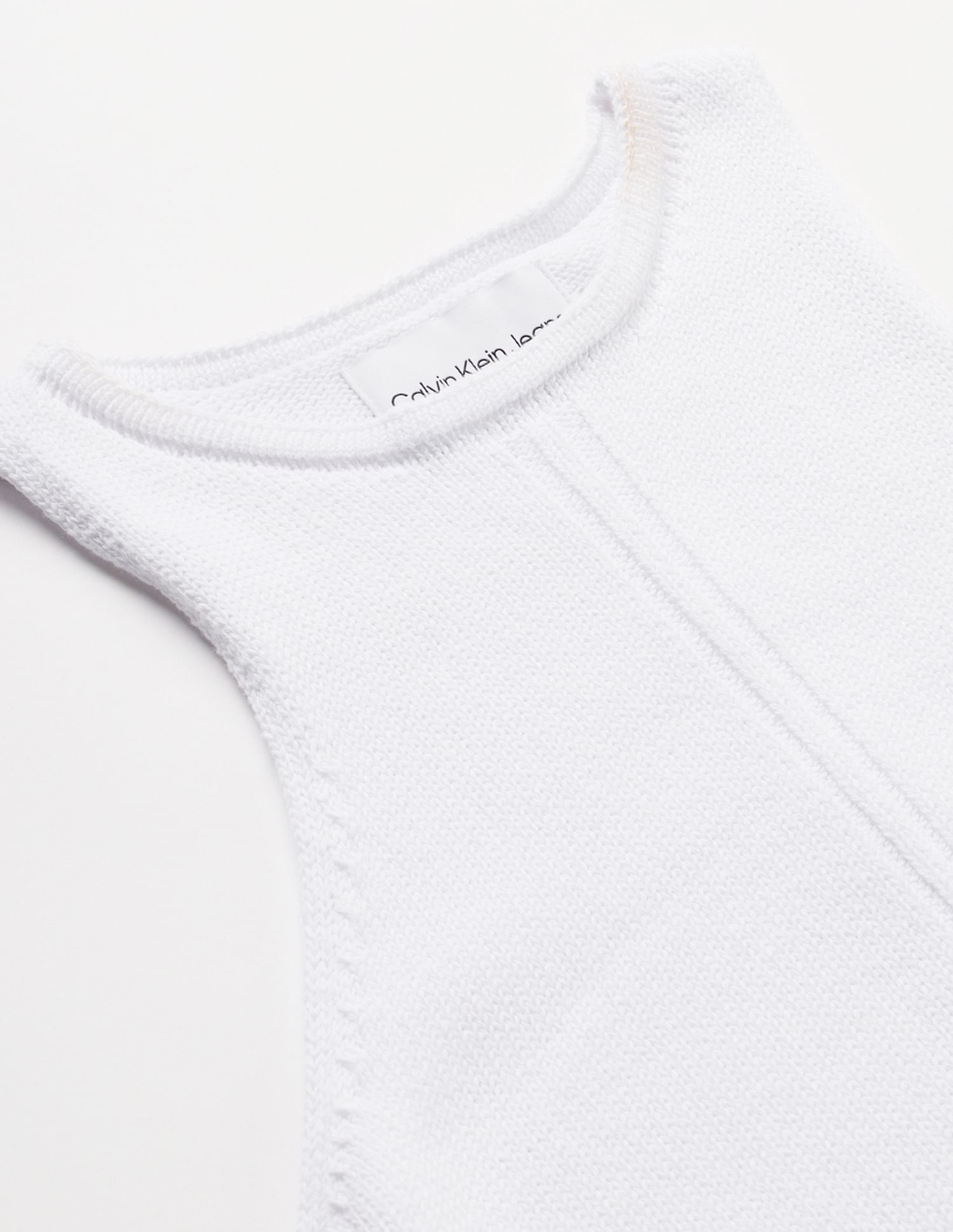 Calvin Klein Sustainable Solid Knit Tank Dress