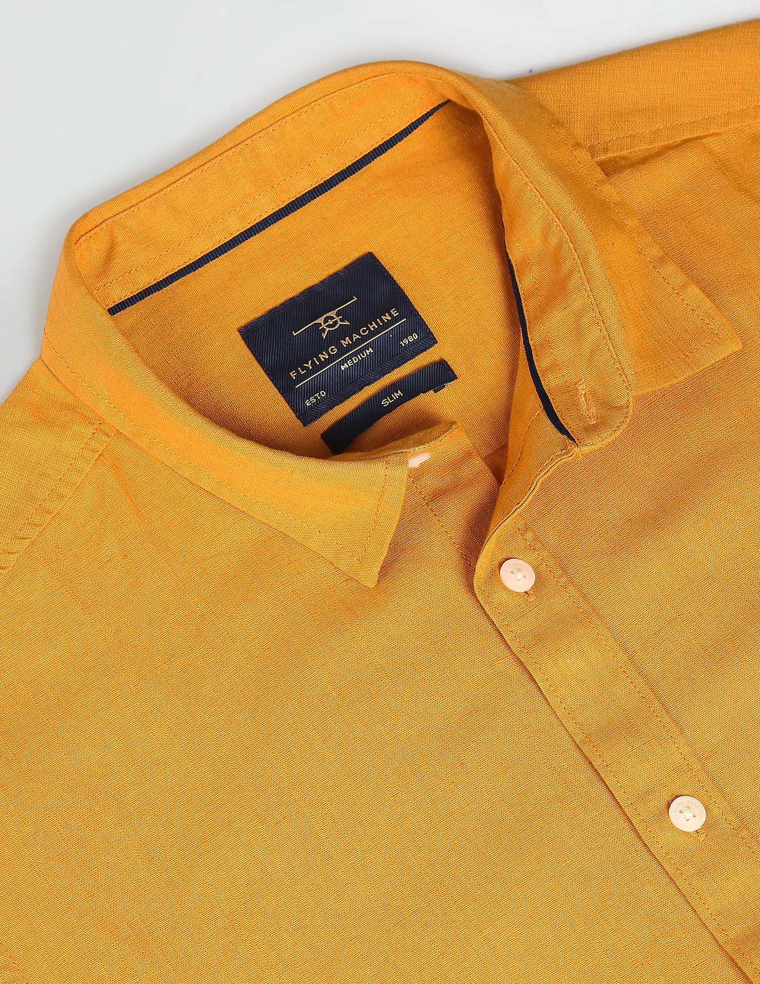 Flying Machine Short Sleeve Slim Fit Shirt