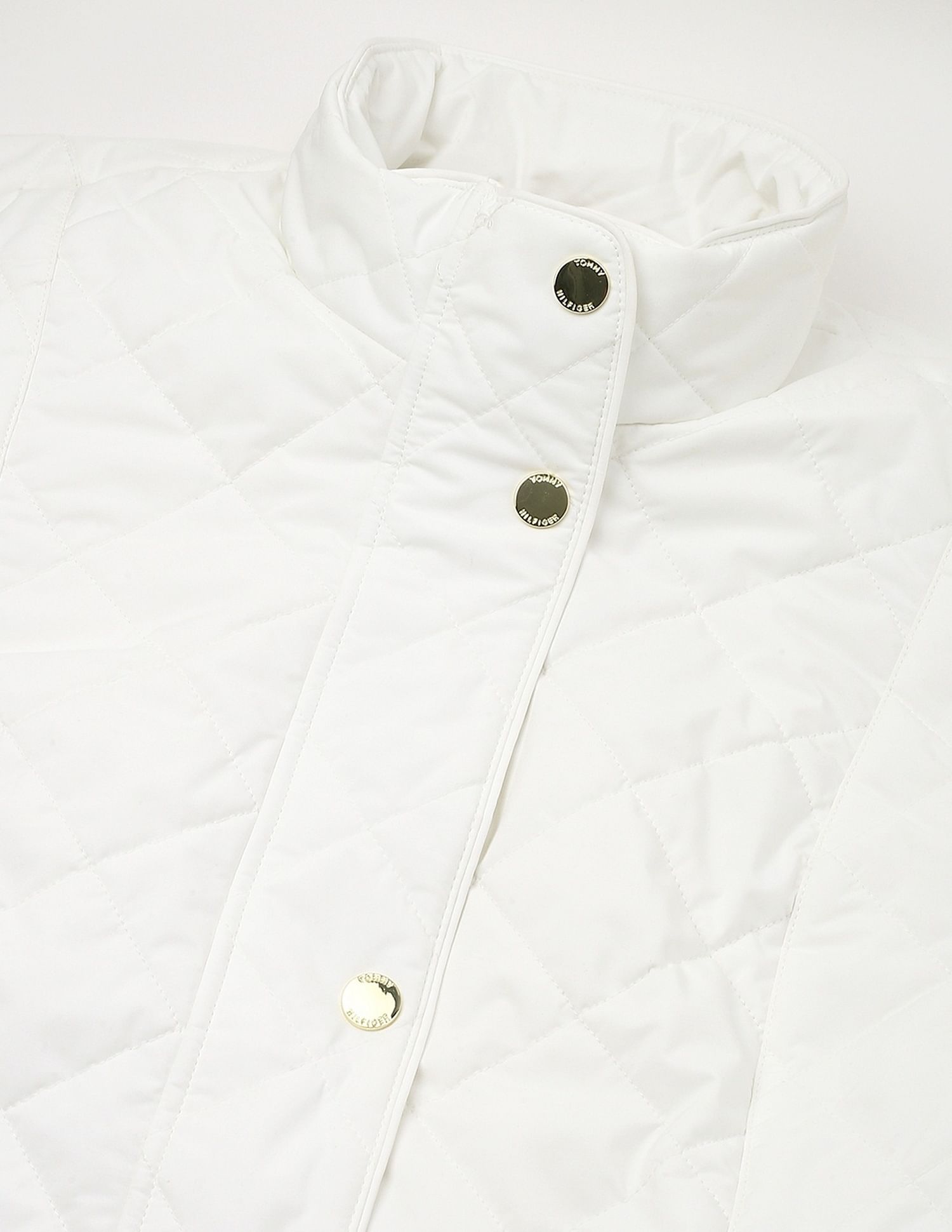 Tommy Hilfiger Regular-Fit Polyester High-Neck Quilted Jacket