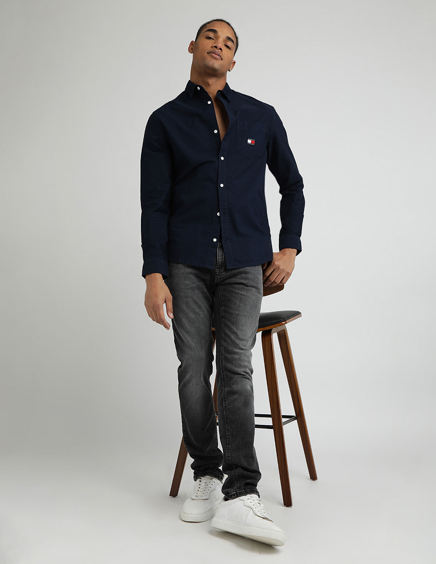 Tommy Hilfiger Regular Back Flag Badge Shirt