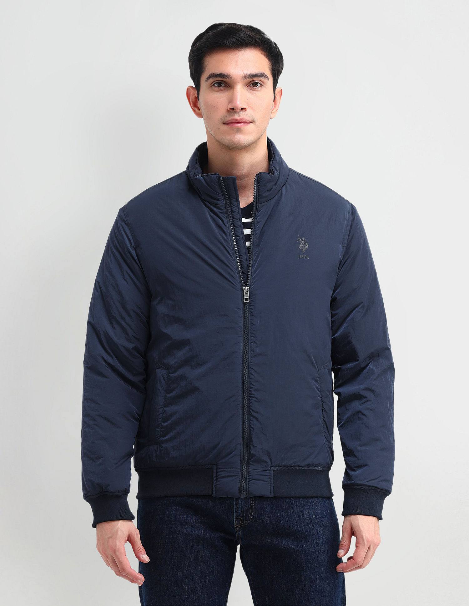 U.S. Polo Assn. Denim Co. Solid Regular Fit Jacket