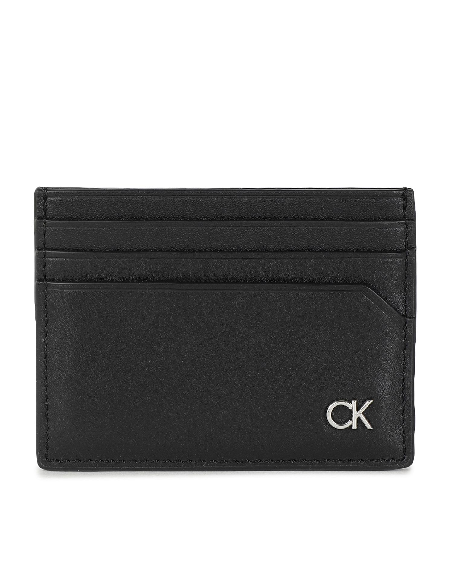 Calvin Klein Metal Card Holder Wallet and Belt