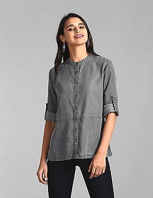 gap women's denim shirts