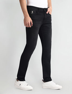 U S Polo Assn Denim Co Regallo Skinny Fit Black Jeans