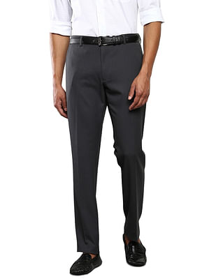 Stripe Formal Trousers In Grey B95 Drew