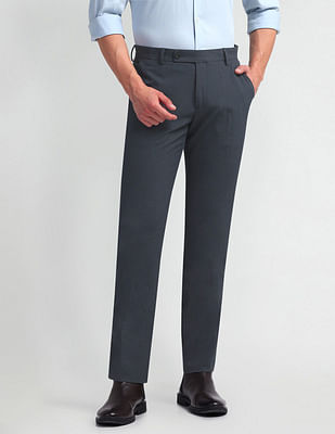 Arrow Mid Rise Tapered Fit Trousers