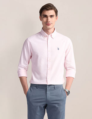 U S Polo Assn Tailored Fit Solid Shirt