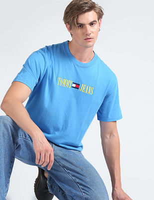 Tommy Hilfiger Recycled Cotton Linear Logo T-Shirt