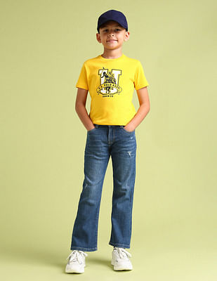 U S Polo Assn Kids Boys Bootcut fit Blue Jeans