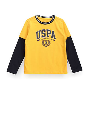 U S Polo Assn Kids Boys Graphic Print T-Shirt