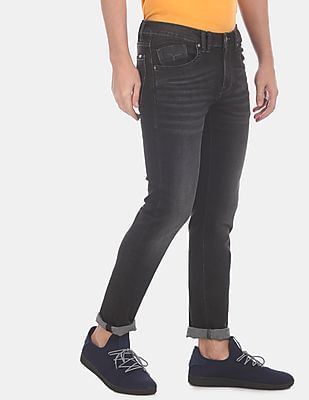 flying machine jeans black