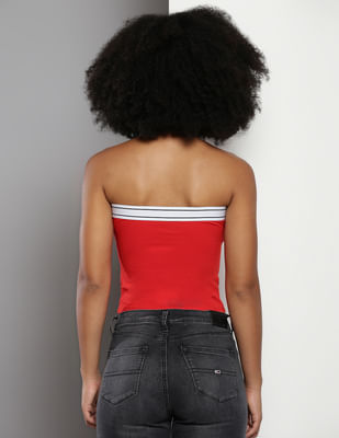 Buy Tommy Hilfiger Logo Taping Tube Top - NNNOW.com