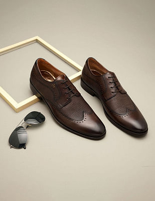 Arrow Men Wingtip Leather Boulder Brogues