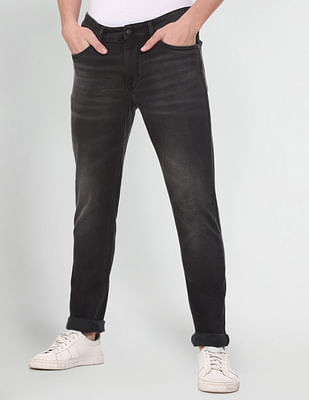 U S Polo Assn Denim Co Brandon Slim Tapered Fit Black Jeans