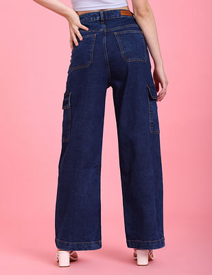 Baggy Jeans for Women Loose Flare Bell Bottom Jeans High Waisted Wide Leg Denim  Pants Retro Boyfriend Jeans Streetwear - Walmart.com