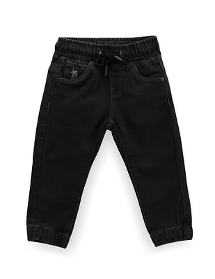 U S Polo Assn Kids Boys Slim Fit Black Jeans