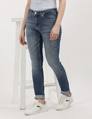 Calvin Klein Jeans Mid Rise Skinny Fit Jeans