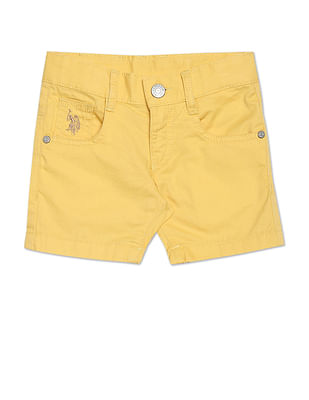 U S Polo Assn Kids Iconic Solid Shorts