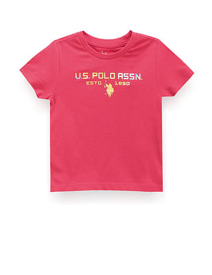 U S Polo Assn Kids Boys Reflective Print T-Shirt