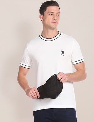 U S Polo Assn Cotton Solid T-Shirt