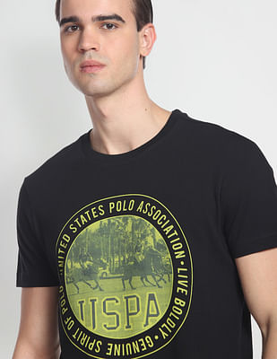 U S Polo Assn Denim Co Graphic Print Slim Fit T-Shirt