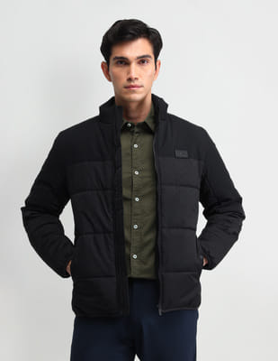 Buy Arrow Newyork Regular Fit Mix And Match Padded Jacket - NNNOW.com