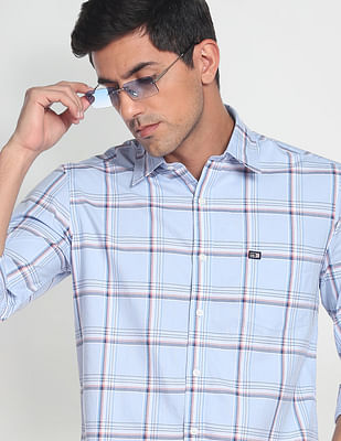 Arrow Sports Tartan Check Cotton Casual Shirt