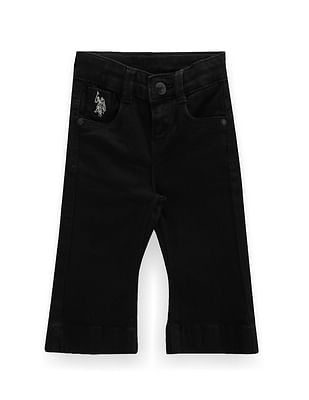 U S Polo Assn Kids Girls Twill Bootcut Jeans