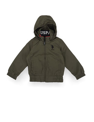 U S Polo Assn Kids Boys Reversible Bomber Jacket