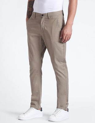 Flying Machine Solid Slim Fit Trouser