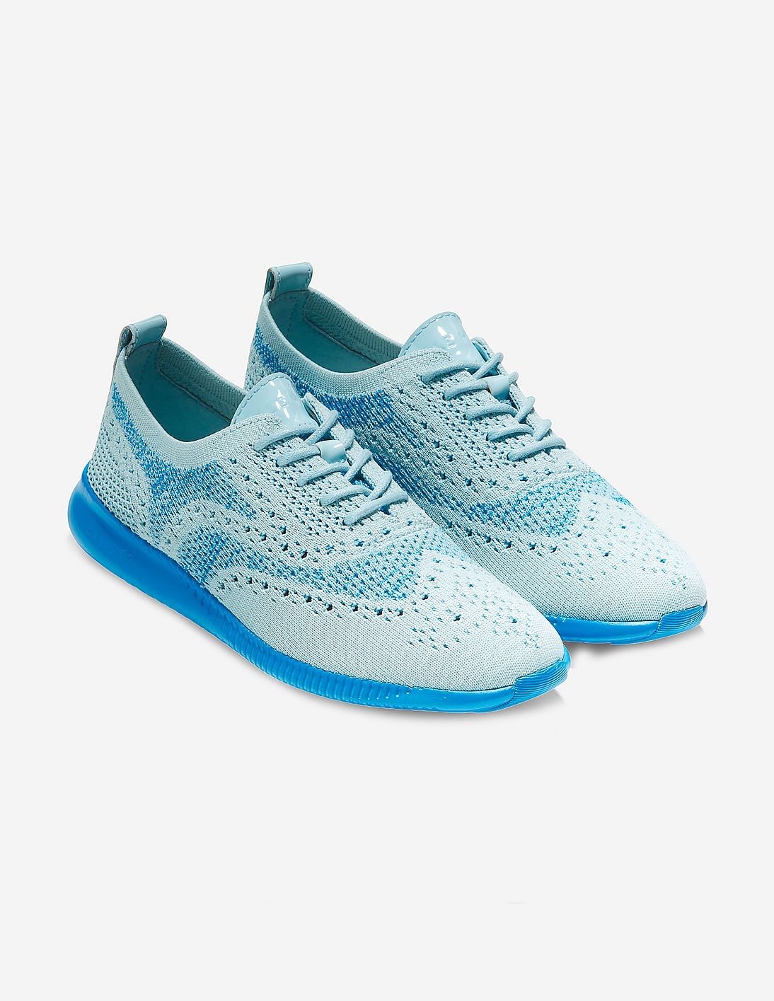 休日限定 Cole Buy Haan 2 Upper Knit Stretch Blue Light Women タイヤ・ホイール