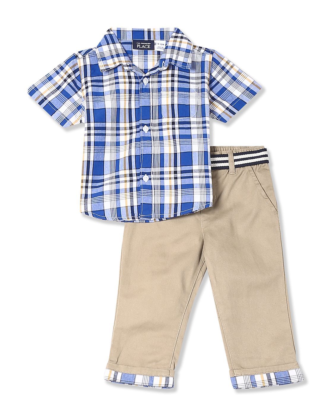 Buy The Children's Place Baby Baby Assorted Short Sleeve Plaid Poplin