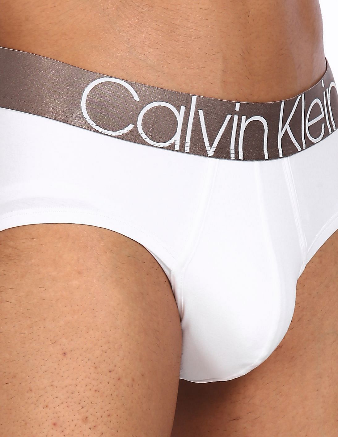 Buy Calvin Klein Underwear Men White Contrast Elasticized