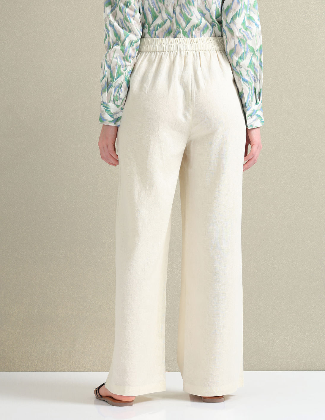 スラックス IONSEOUL Ice Bree Linen Slacks JE1103 IONSEOUL Ice Bree Linen Slacks JE1103 (IONSEOUL/スラックス